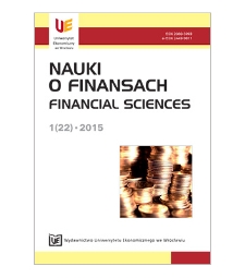 Spis treści [Nauki o Finansach = Financial Sciences, 2015, Nr 1 (22)]