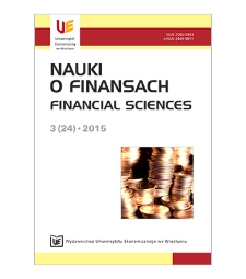 Spis treści [Nauki o Finansach = Financial Sciences, 2015, Nr 3 (24)]