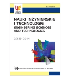 Spis treści [Nauki Inżynierskie i Technologie = Engineering Sciences and Technologies, 2014, Nr 2 (13)]