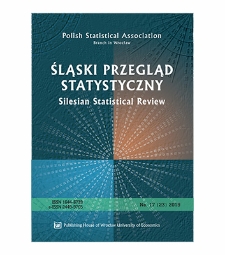 Contents [Śląski Przegląd Statystyczny = Silesian Statistical Review, 2019, Nr 17 (23)]