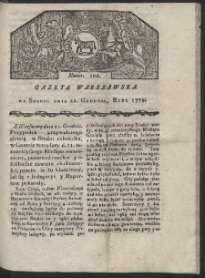 Gazeta Warszawska. R. 1779 Nr 102
