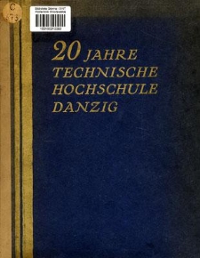 20 Jahre Technische Hochschule Danzig : 1904-1924