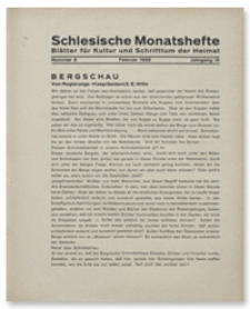 Schlesische Monatshefte : Blätter für Kultur und Schrifttum der Heimat. Jahrgang IX, Februar 1932, Nummer 2