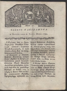 Gazeta Warszawska. R. 1780 Nr 55