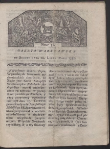 Gazeta Warszawska. R. 1780 Nr 56