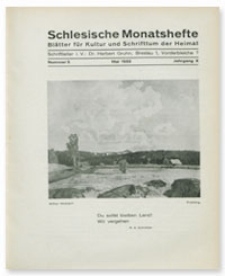 Schlesische Monatshefte : Blätter für Kultur und Schrifttum der Heimat. Jahrgang X, Mai 1933, Nummer 5