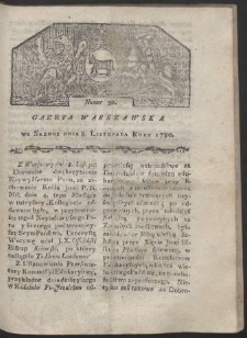 Gazeta Warszawska. R. 1780 Nr 90