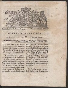 Gazeta Warszawska. R.1781 Nr 24