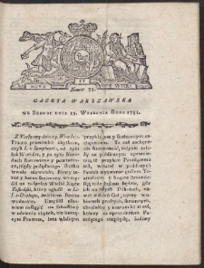 Gazeta Warszawska. R.1781 Nr 75