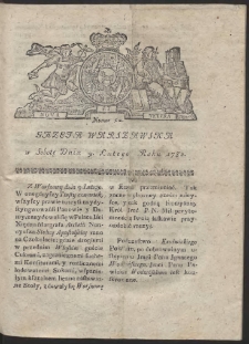 Gazeta Warszawska. R.1782 Nr 12