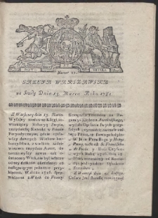 Gazeta Warszawska. R.1782 Nr 21