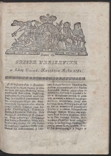 Gazeta Warszawska. R.1782 Nr 28