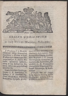 Gazeta Warszawska. R.1782 Nr 31