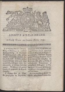 Gazeta Warszawska. R.1782 Nr 48