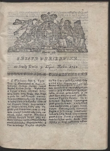 Gazeta Warszawska. R.1782 Nr 53