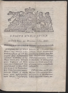 Gazeta Warszawska. R.1782 Nr 75