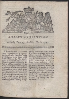 Gazeta Warszawska. R.1782 Nr 101