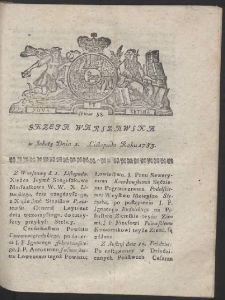 Gazeta Warszawska. R.1783 Nr 88