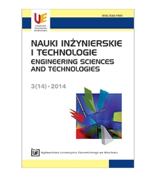 Spis treści [Nauki Inżynierskie i Technologie = Engineering Sciences and Technologies, 2014, Nr 4 (15)]