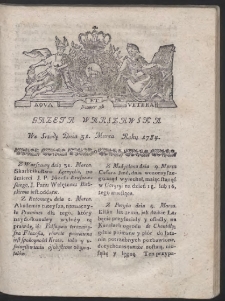 Gazeta Warszawska. R.1784 Nr 26