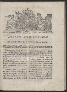 Gazeta Warszawska. R.1784 Nr 28