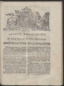 Gazeta Warszawska. R.1784 Nr 34