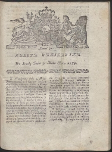 Gazeta Warszawska. R.1784 Nr 36
