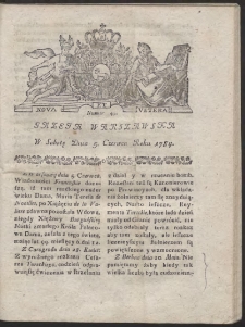 Gazeta Warszawska. R.1784 Nr 45