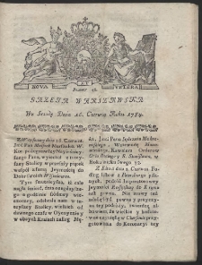 Gazeta Warszawska. R.1784 Nr 48