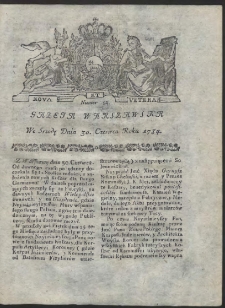 Gazeta Warszawska. R.1784 Nr 52