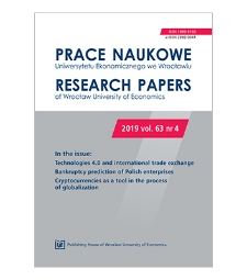 Spis treści [Prace Naukowe Uniwersytetu Ekonomicznego we Wrocławiu = Research Papers of Wrocław University of Economics; 2019; vol. 63, nr 4]