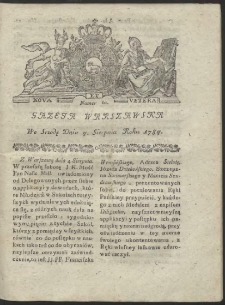 Gazeta Warszawska. R.1784 Nr 62