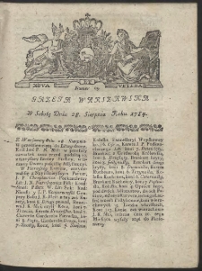 Gazeta Warszawska. R.1784 Nr 69