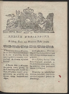Gazeta Warszawska. R.1784 Nr 77