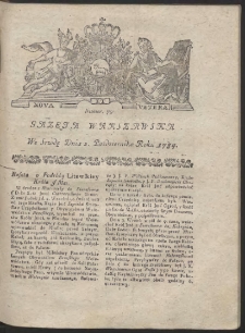 Gazeta Warszawska. R.1784 Nr 79