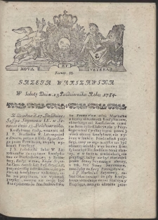 Gazeta Warszawska. R.1784 Nr 85