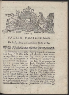 Gazeta Warszawska. R.1784 Nr 94