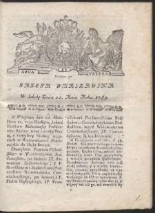 Gazeta Warszawska. R.1785 Nr 41