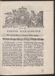 Gazeta Warszawska. R.1785 Nr 44