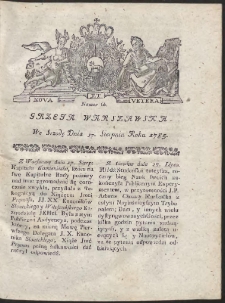 Gazeta Warszawska. R.1785 Nr 66