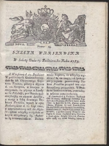 Gazeta Warszawska. R.1785 Nr 83