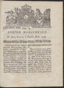 Gazeta Warszawska. R.1785 Nr 93