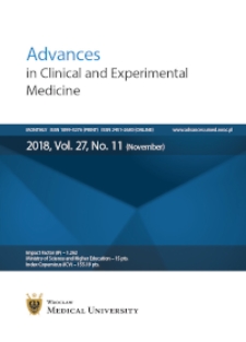 Advances in Clinical and Experimental Medicine, Vol. 27, 2018, nr 11