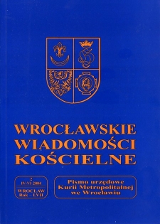 Wrocławskie Wiadomości Kościelne. R. 57 (2004), nr 2