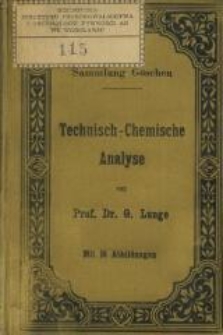 Technisch-chemische Analyse