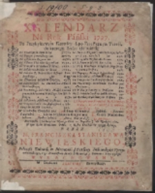 Kalendarz Ná Rok Páński 1727. […]