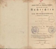 Des Grafen Heinrich Ernst von Schönburg-Rochsburg Handschriftliche Nachrichten über seine Wirthschaftsführung zu Rochsburg in Sachsen. Bd. 2, 1803-1825
