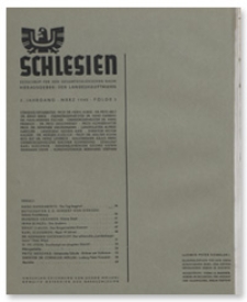 Schlesien: Zeitschrift für den gesamtschlesischen Raum. 2. Jahrgang, März 1940, Folge 3
