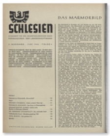 Schlesien: Zeitschrift für den gesamtschlesischen Raum. 2. Jahrgang, Juni 1940, Folge 6