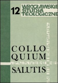 Colloquium Salutis : wrocławskie studia teologiczne. 12 (1980)